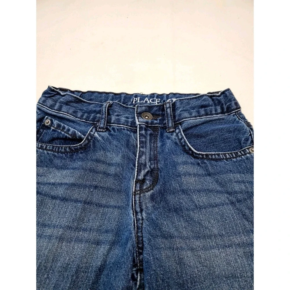 2 Pair-The Children's Place ● Boys Denim Jeans ● Adjustable‎ Waist ● Size 10